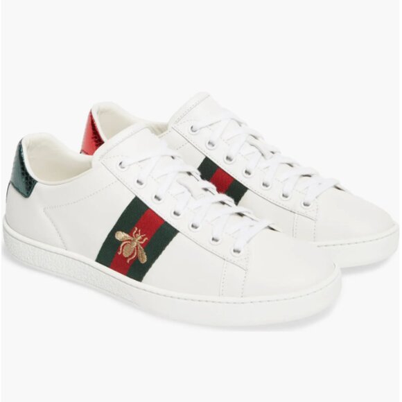 Gucci New Ace Sneaker (Women) Size: 9.5US/39.5EU (Pre-worn) - Picture 1 of 14